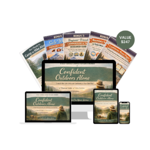 confident outdoors alone course a calm, self guided course for gen x women who want to explore alone — without overthinking, overpacking, or spiraling